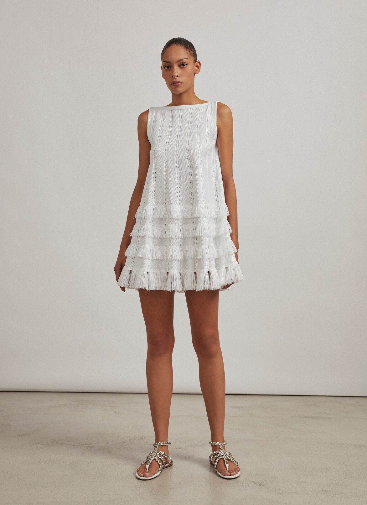 Cardigan ALAÏA WHITE CARDIGAN